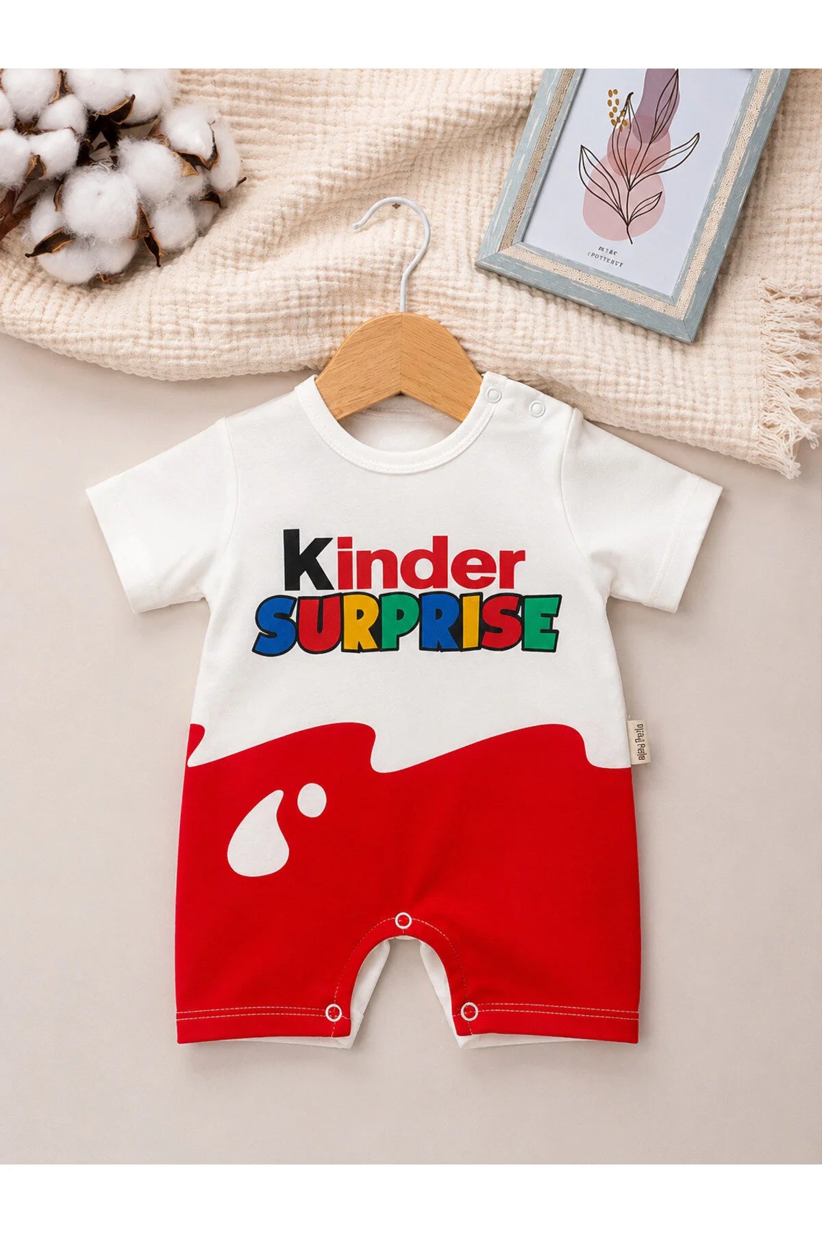 Kinder Sürpriz Kısa Kollu Tulum Takım