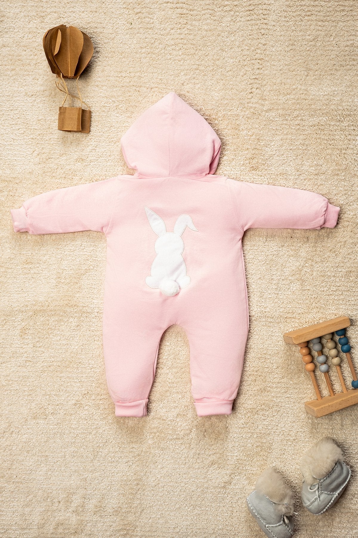 Tavşan Nakışlı  Kulaklı  Tulum