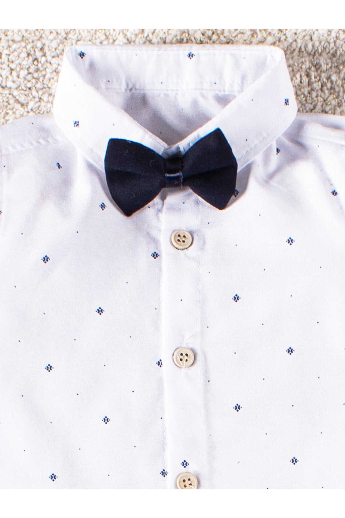 4 Parça Yazlık Erkek Çocuk Gömlekli Slopetli Özel Gün Takım