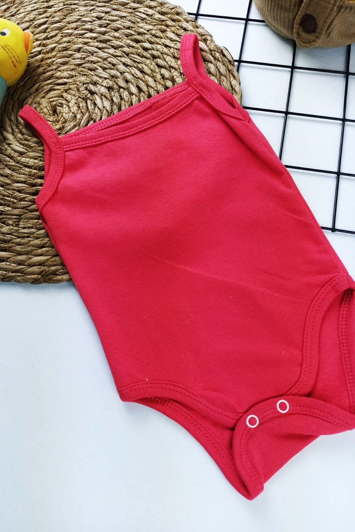Kız Bebek Ip Askılı Body Zıbın