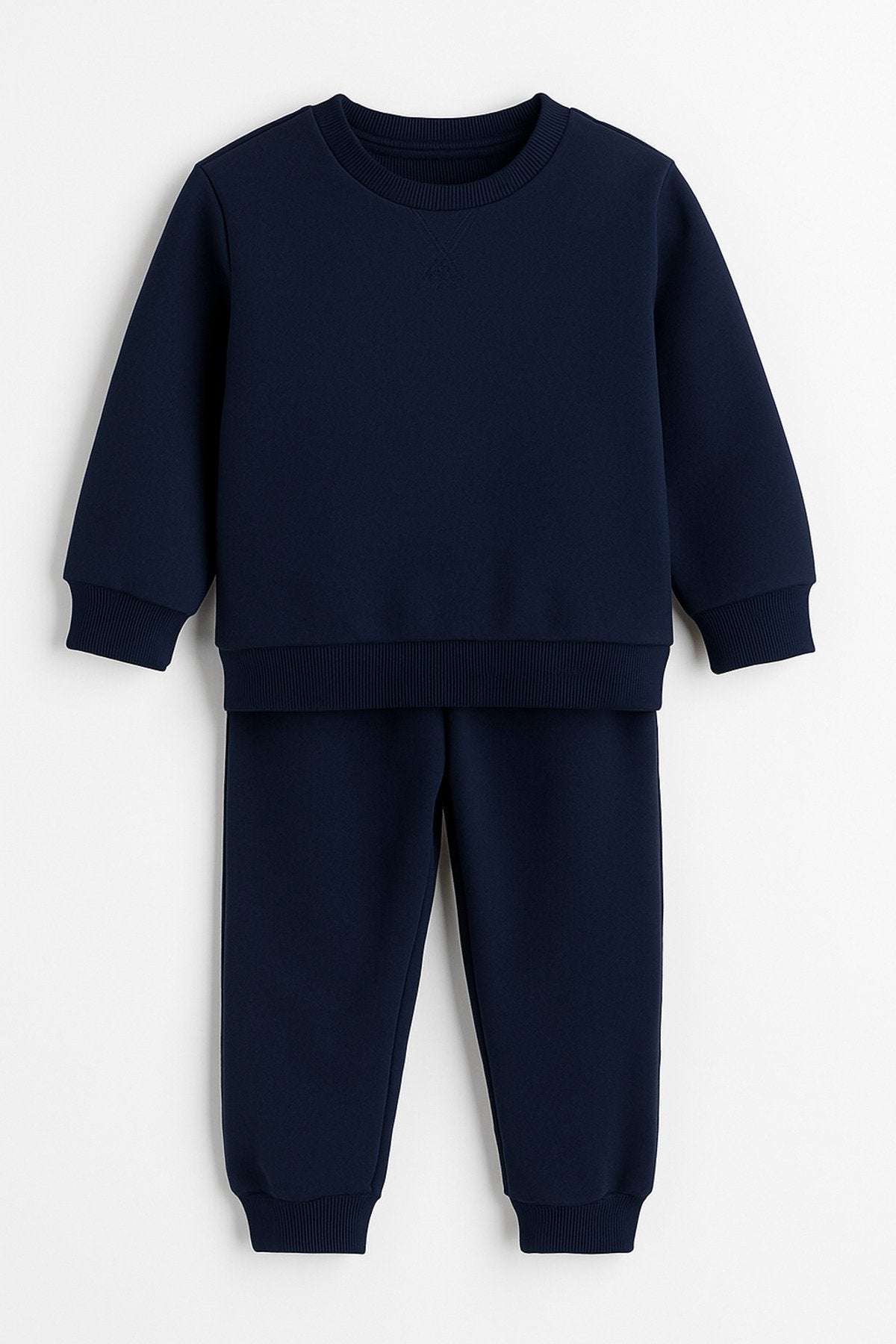 Unisex Karyoka Detaylı İçi Yünlü Kışlık Eşofman Takımı (1-5 Yaş)