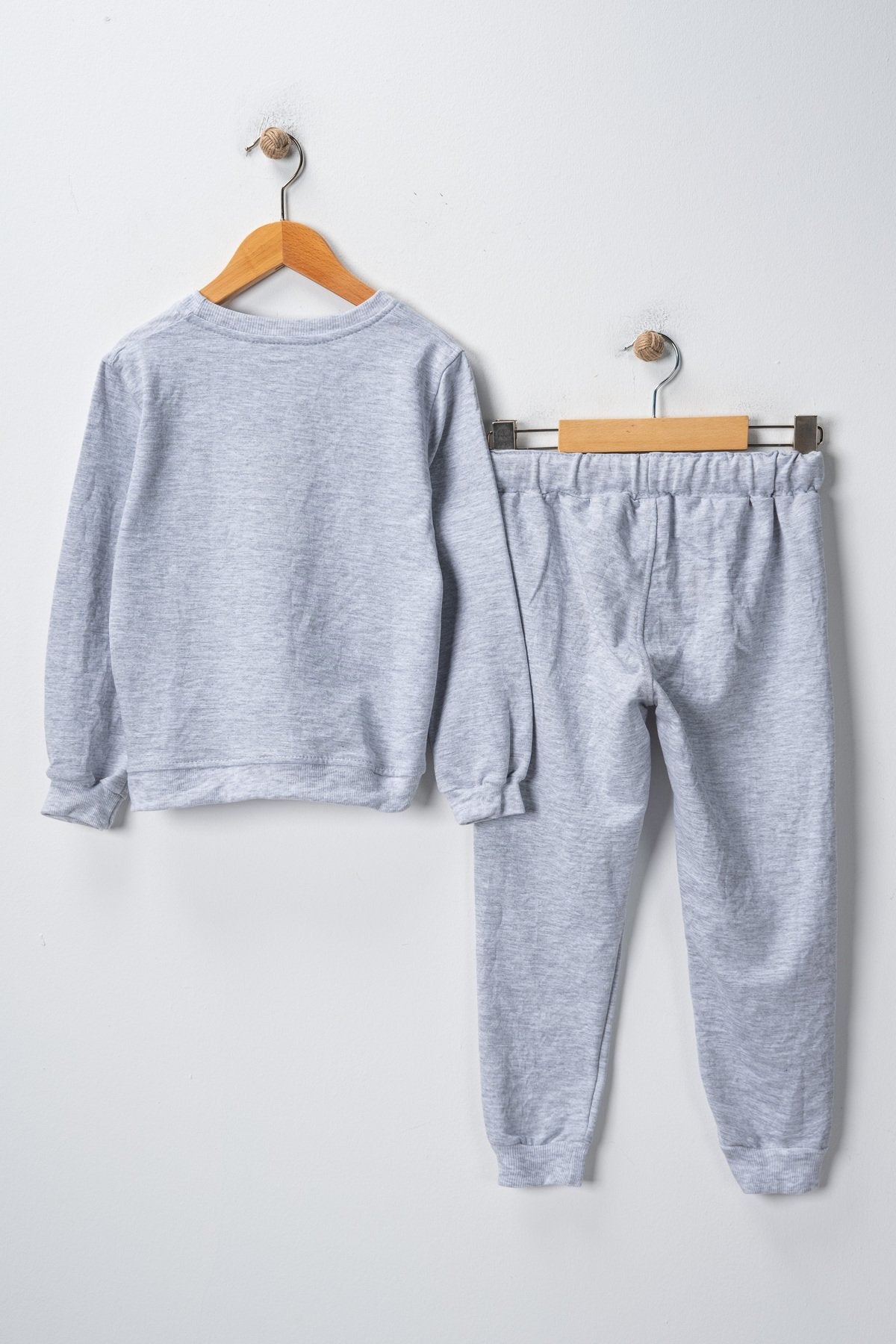 Düz Organik  Sweatshirt Takım 5-13 Yaş Çocuk Giyim