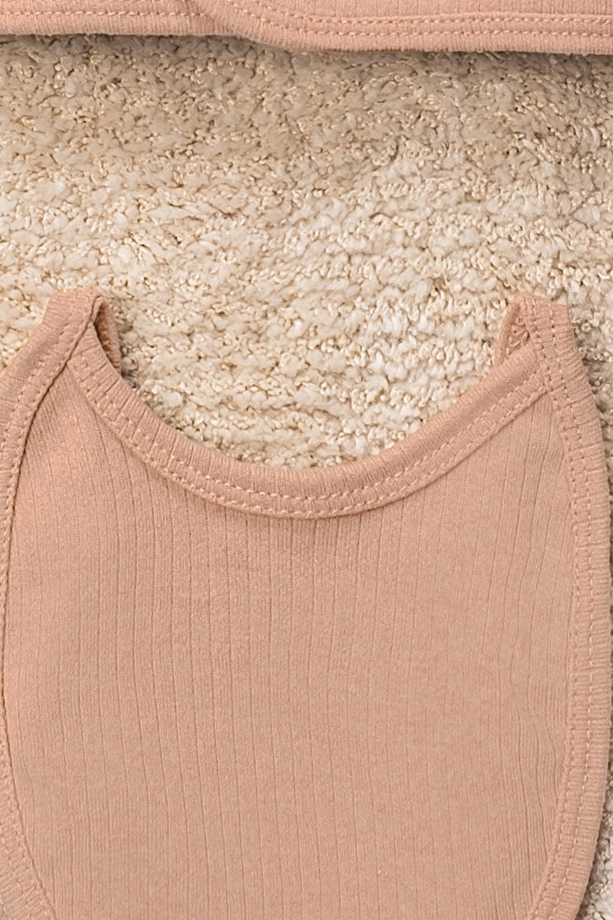 Düz Renk Organik Pamuk Kutulu 5 Parça Hastane Çıkış Seti