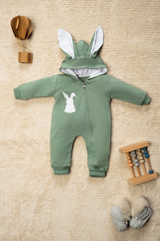 Tavşan Nakışlı  Kulaklı  Tulum