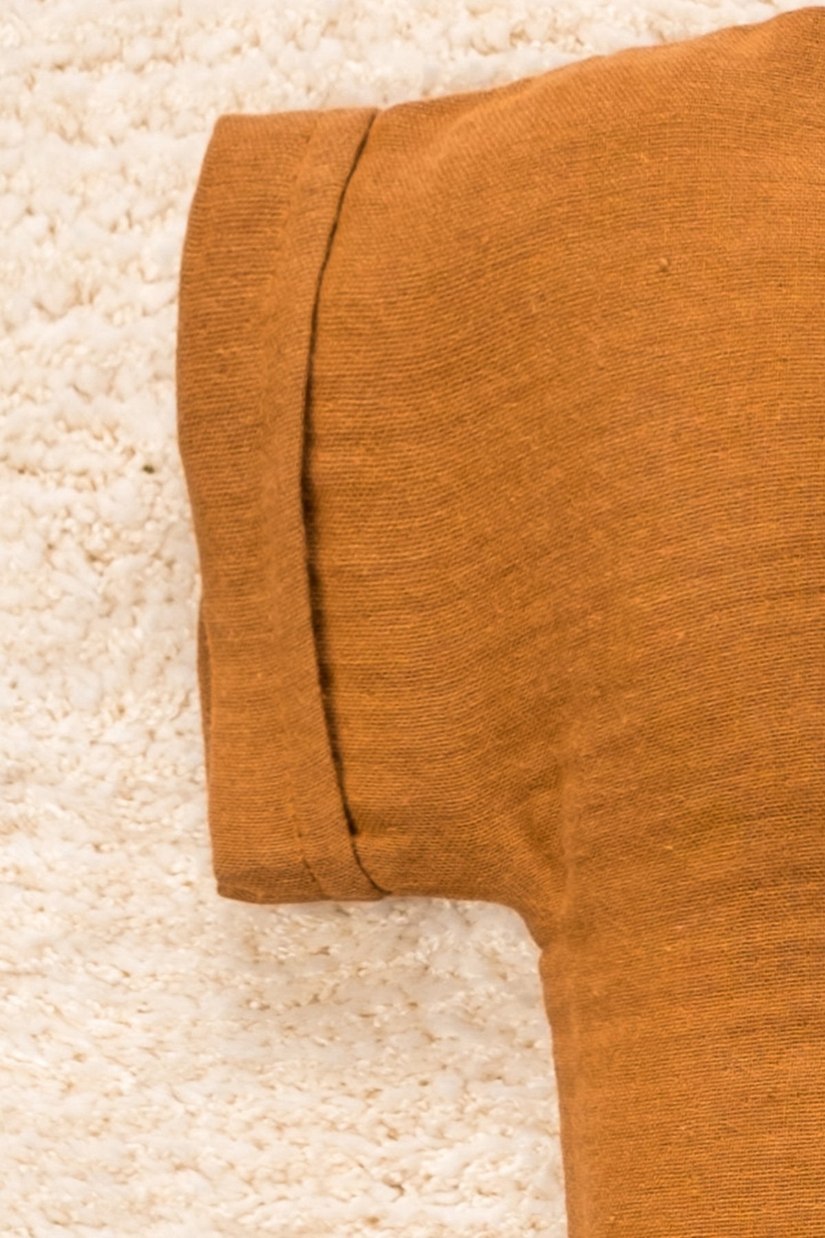 Organik Pamuk Müslin Kumaş Tahta Düğmeli Cepli Tulum