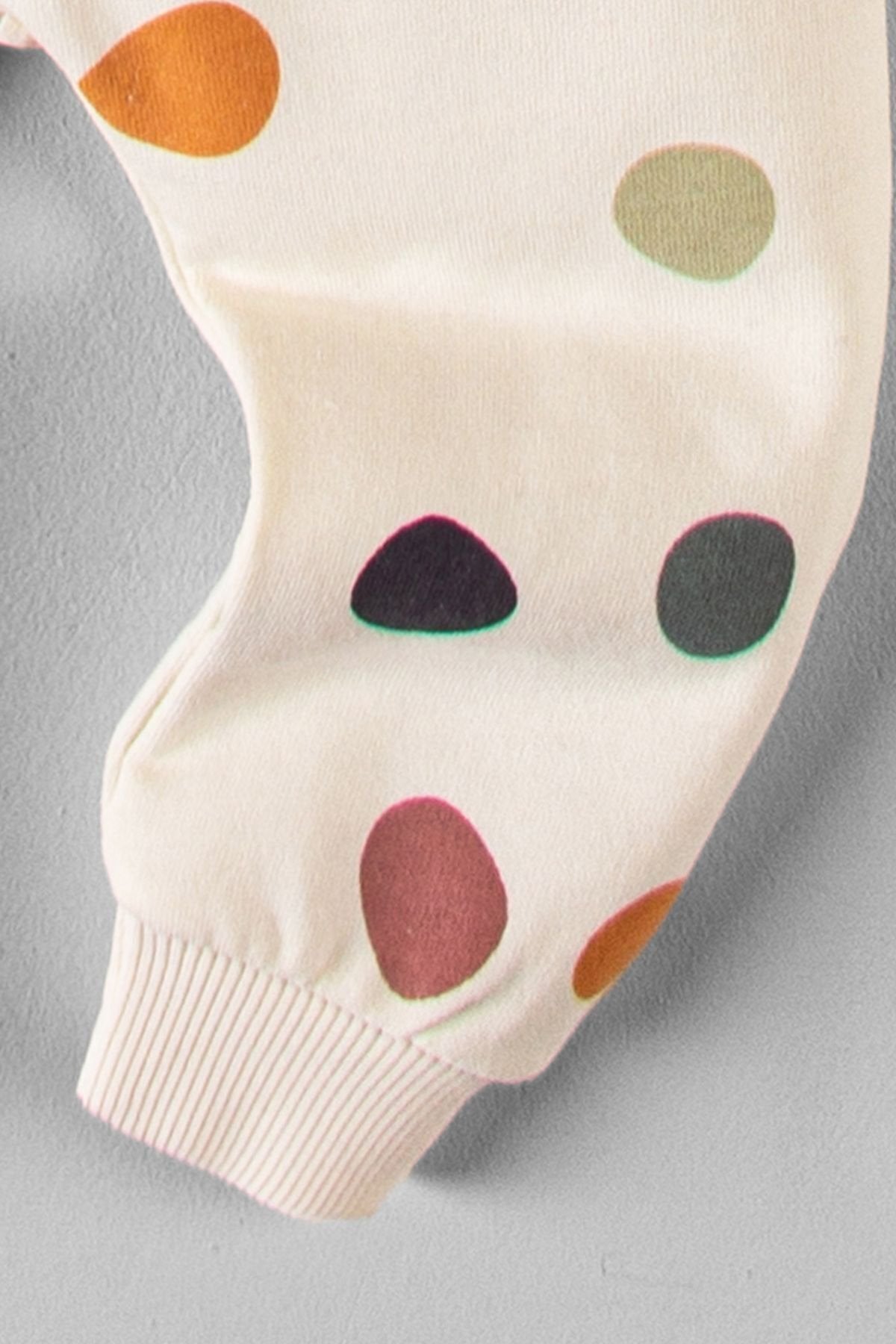 Organik Kumaş Desenli 2'li Unisex Bebek Takım