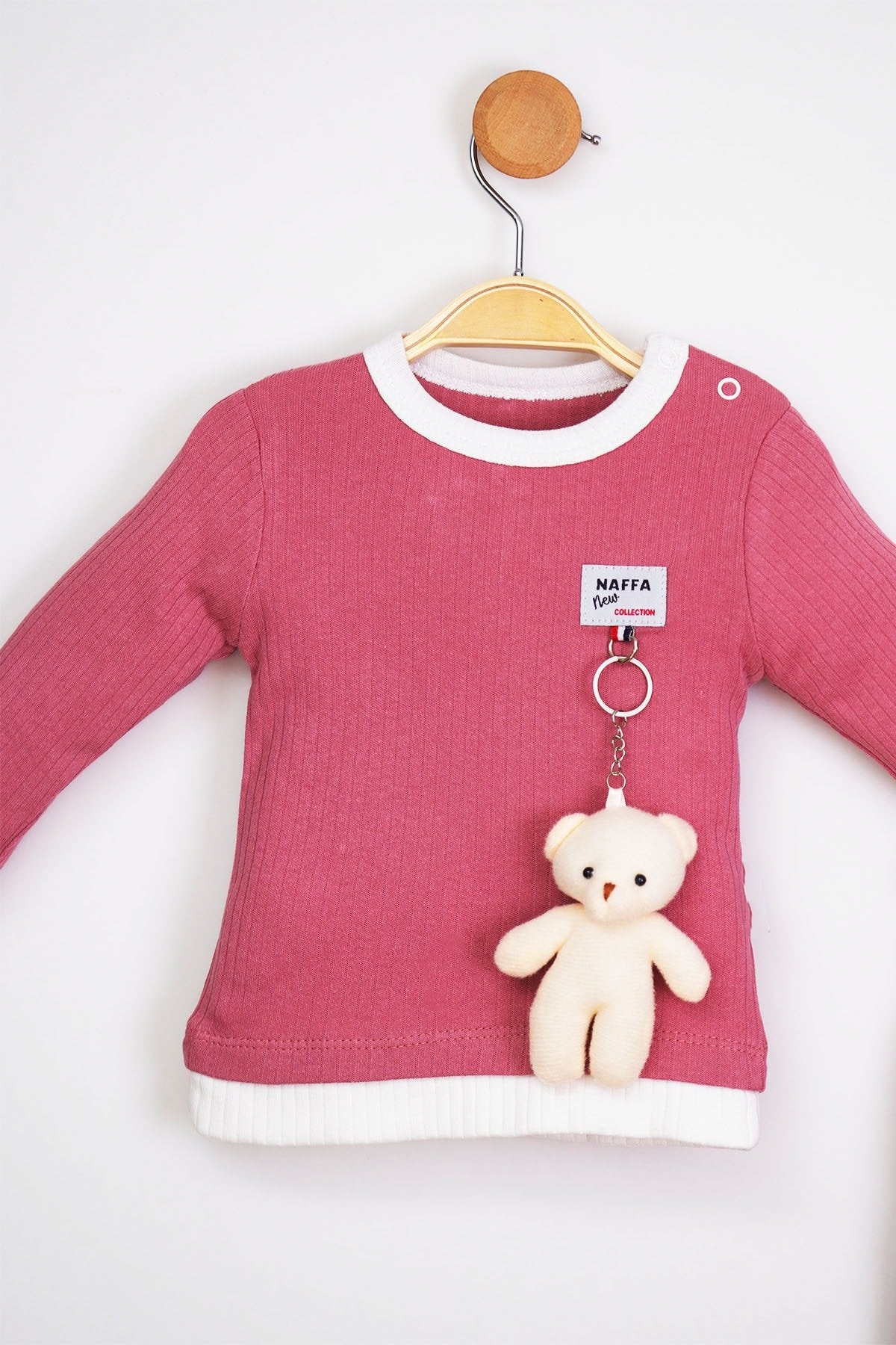 Oyuncak Ayılı 2 Parça Fitilli Kaşkorse Unisex Bebek Takım