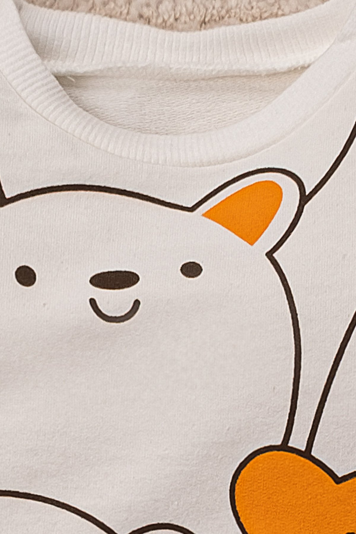 Smile Bear Nose 2 Li Unisex Bebek Alt Üst Takım