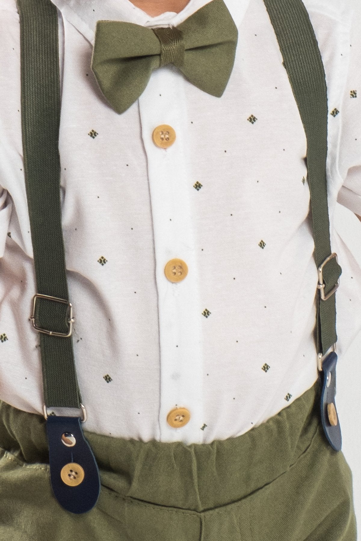 4 Parça Yazlık Erkek Çocuk Gömlekli Slopetli Özel Gün Takım