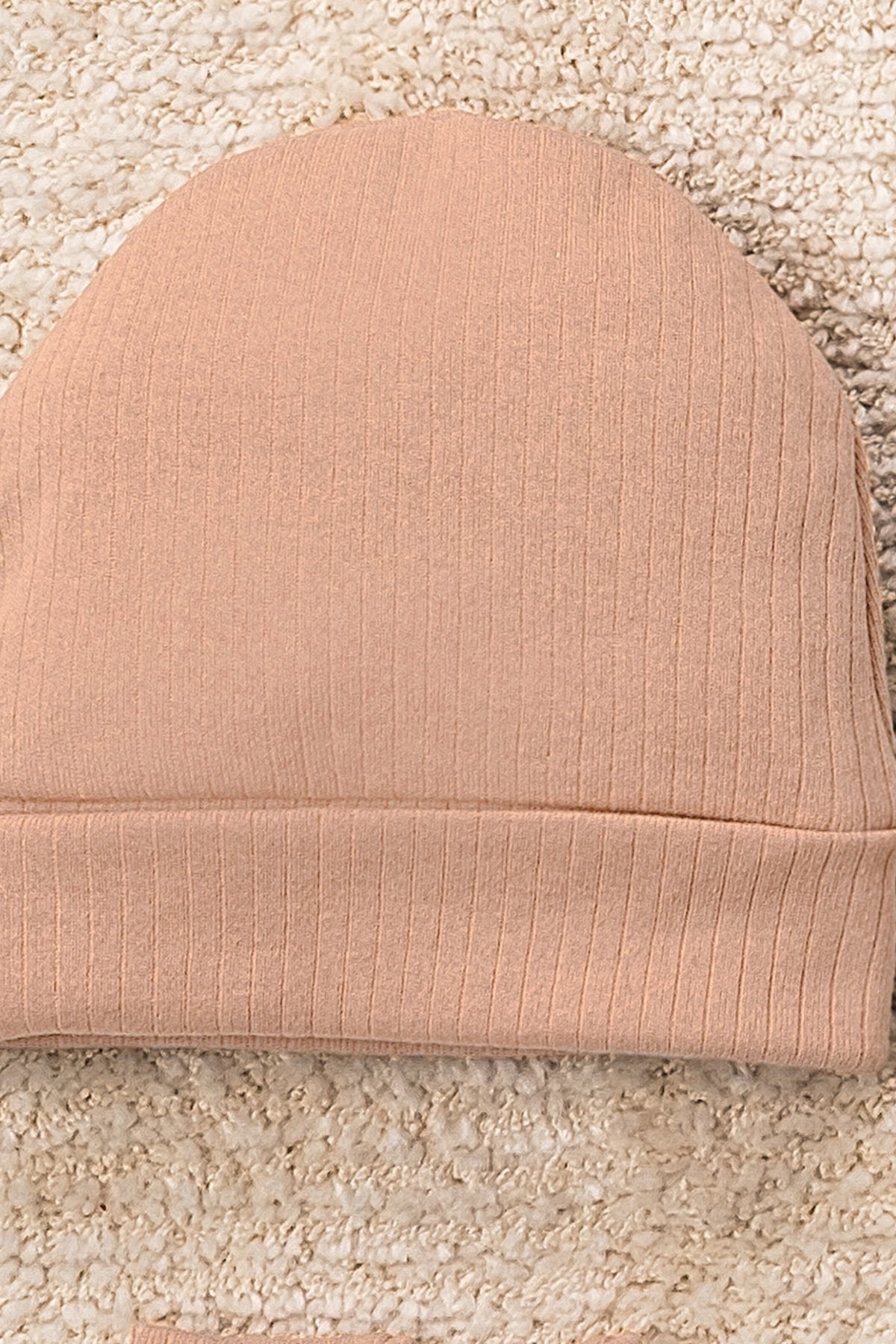 Düz Renk Organik Pamuk Kutulu 5 Parça Hastane Çıkış Seti