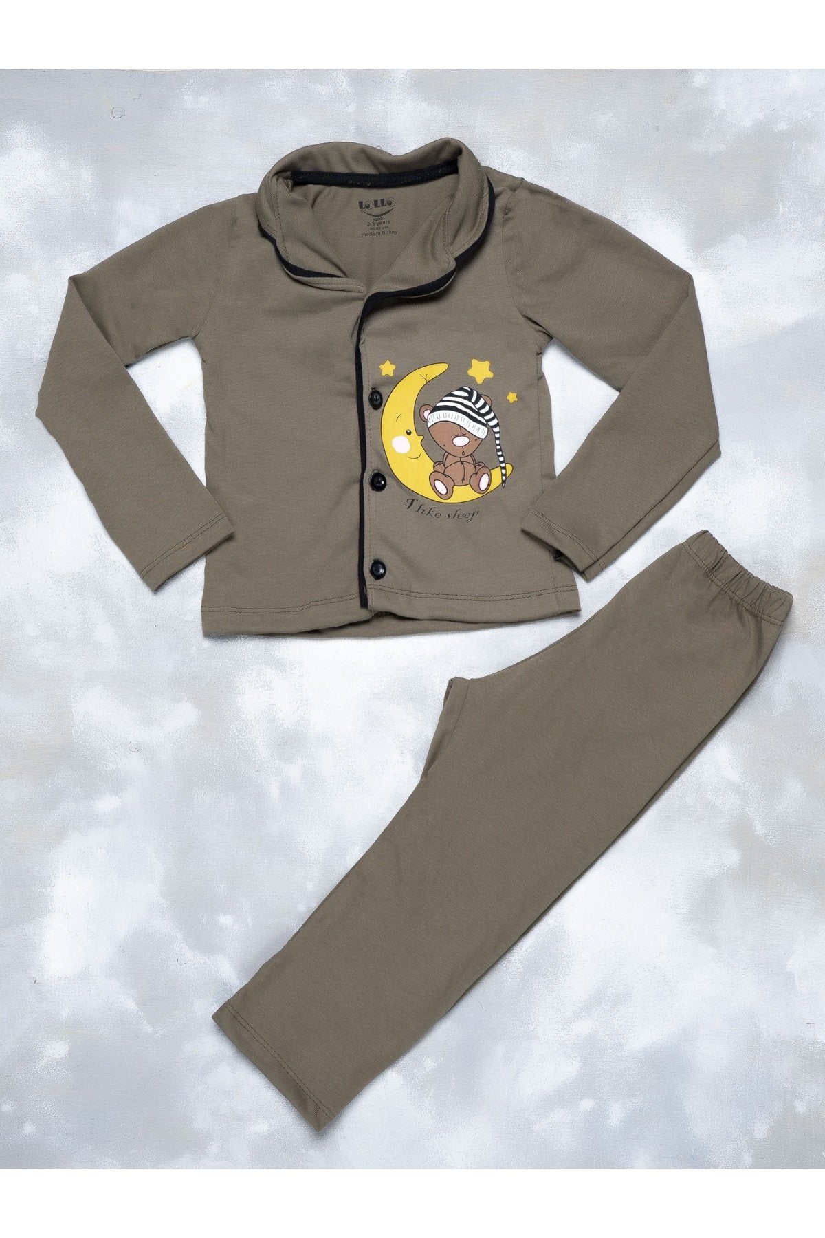 I Like Sleep Baskılı 2'li Çocuk Pijama Takım