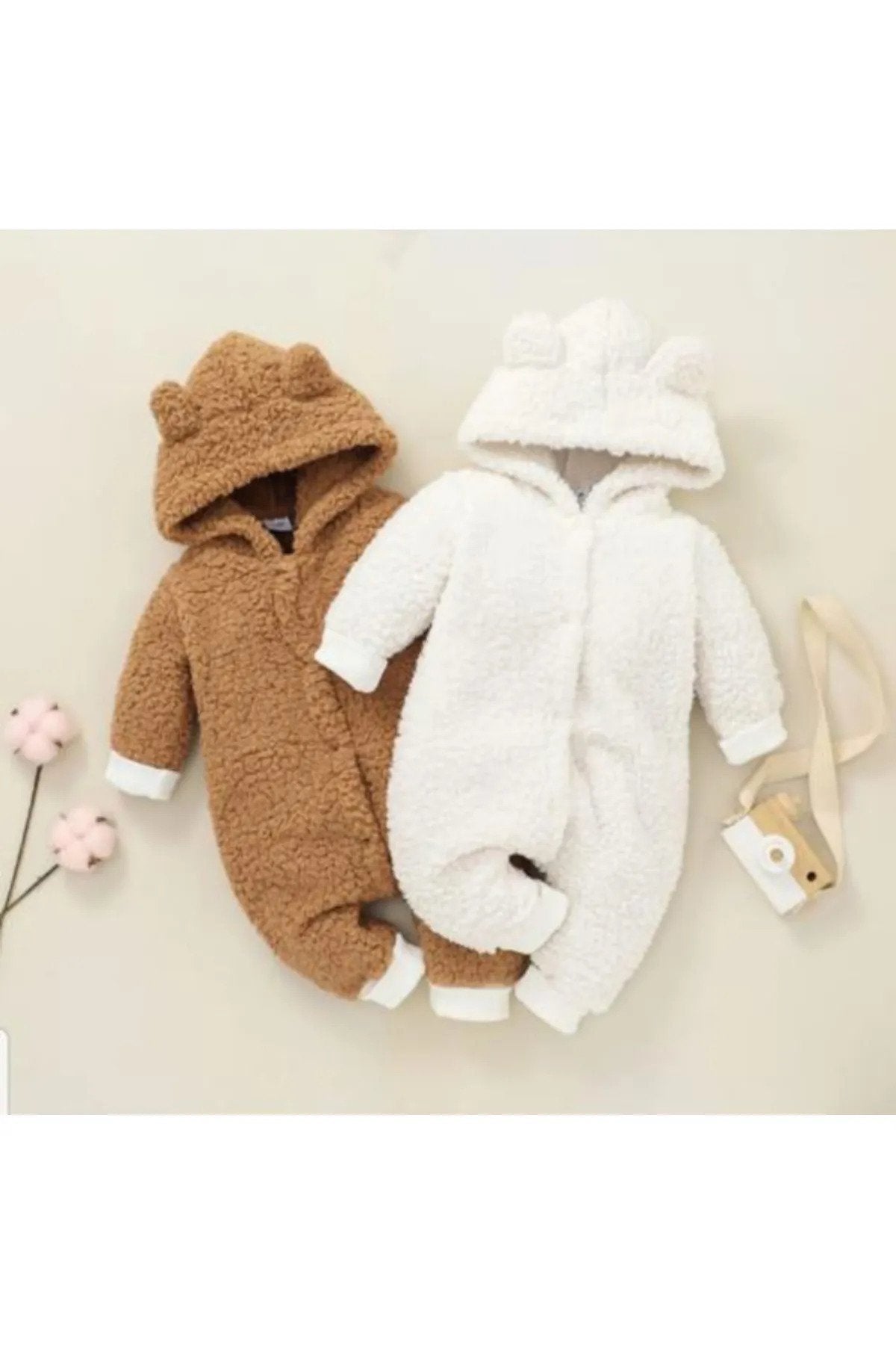Kuzu Peluş Tulum Bebek Takım