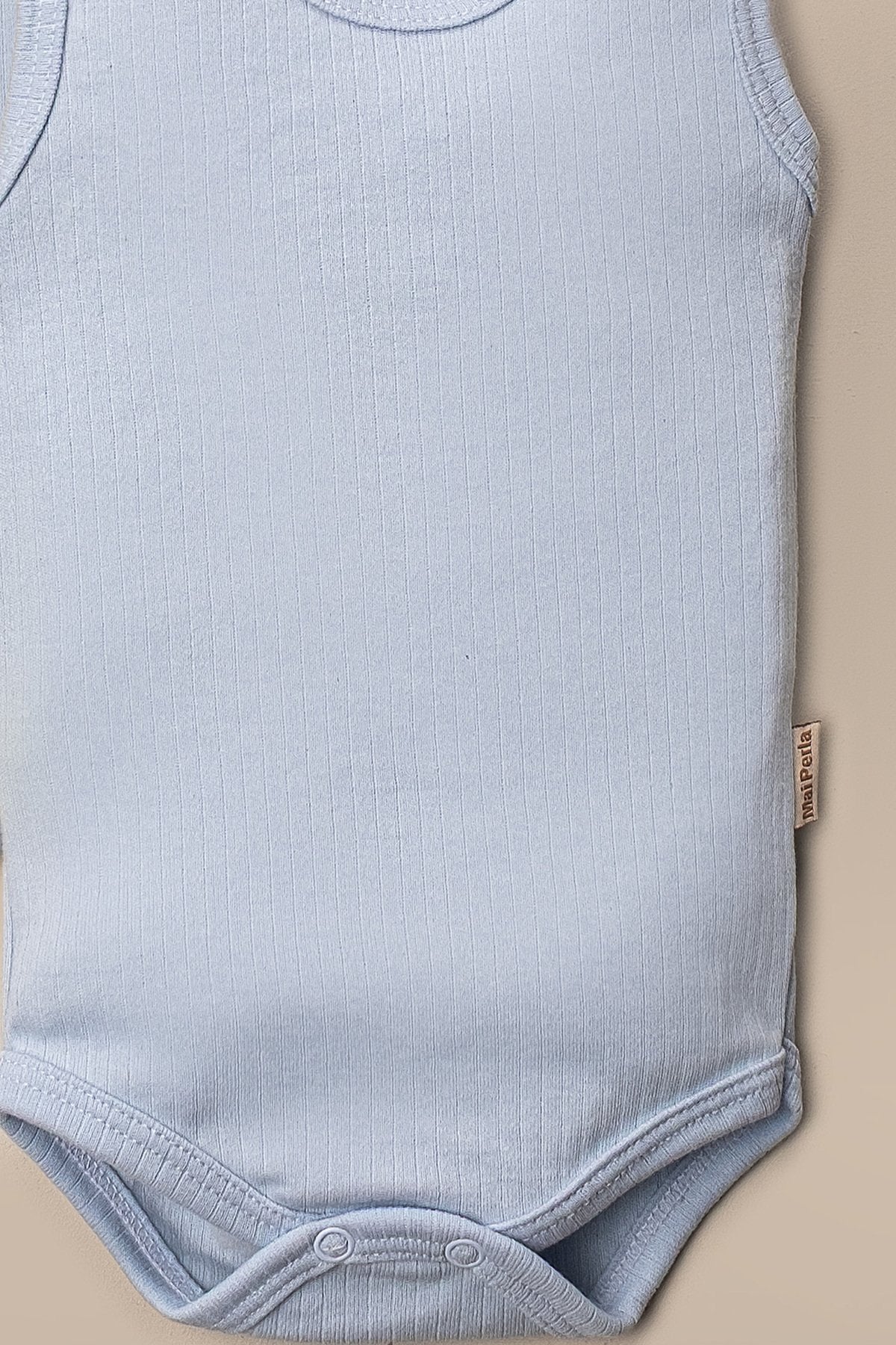 Organik Pamuklu Alttan Çıt Çıtlı 3'lü Body Seti