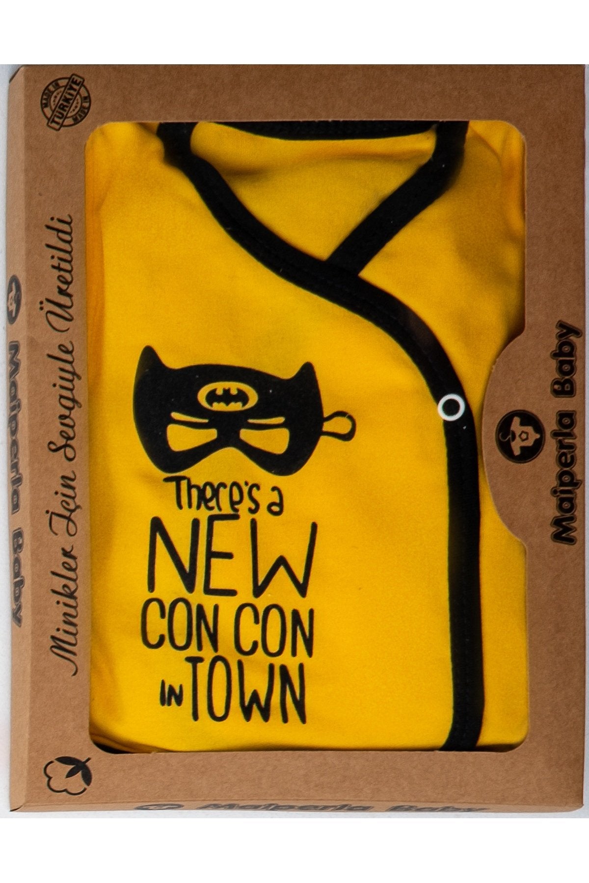 Hastane Çıkış Seti Batman Desenli 8’li Erkek Bebek Kutulu Yeni Doğan Takımı