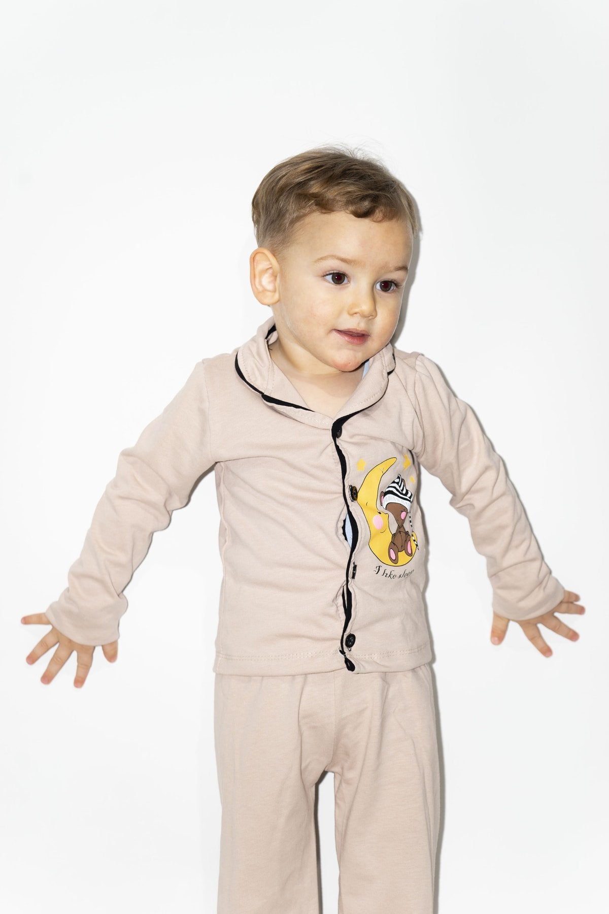I Like Sleep Baskılı 2'li Çocuk Pijama Takım