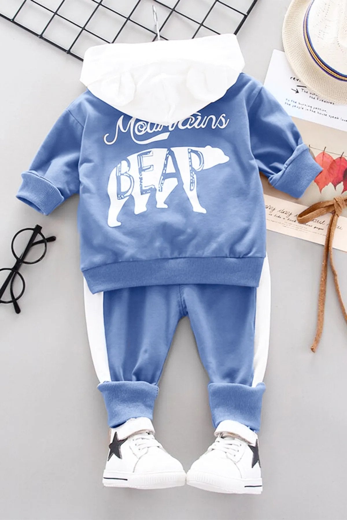 Bear Desenli 2'li Bebek Takım