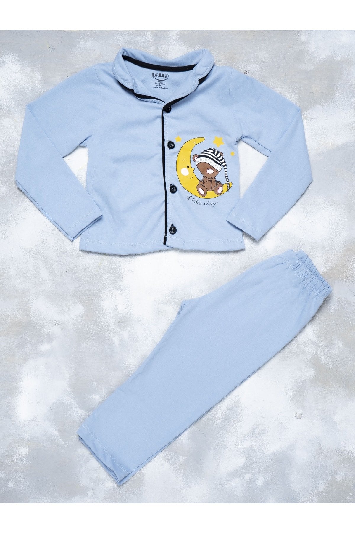 I Like Sleep Baskılı 2'li Çocuk Pijama Takım