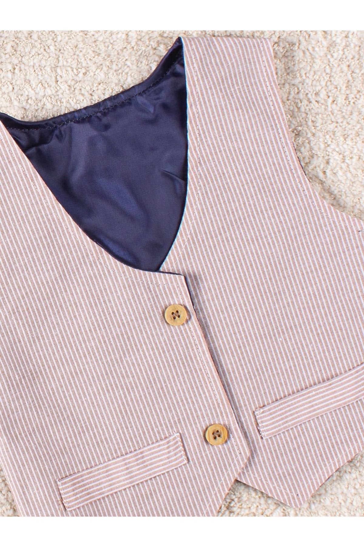 4 Parça Yelekli Gömlekli Erkek Çocuk Takım Elbise Özel Gün Kıyafeti