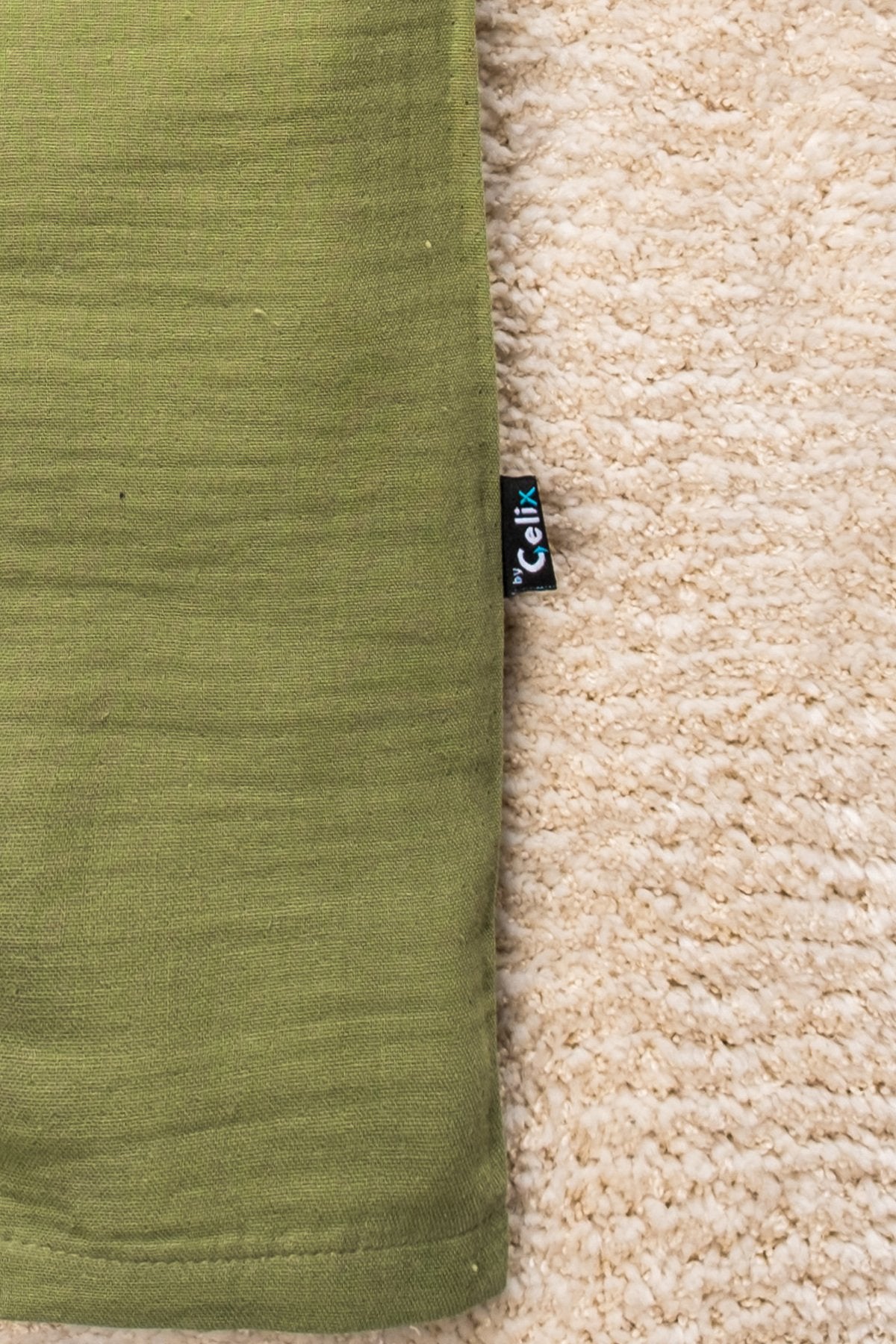 Organik Pamuk Müslin Kumaş Tahta Düğmeli Cepli Tulum