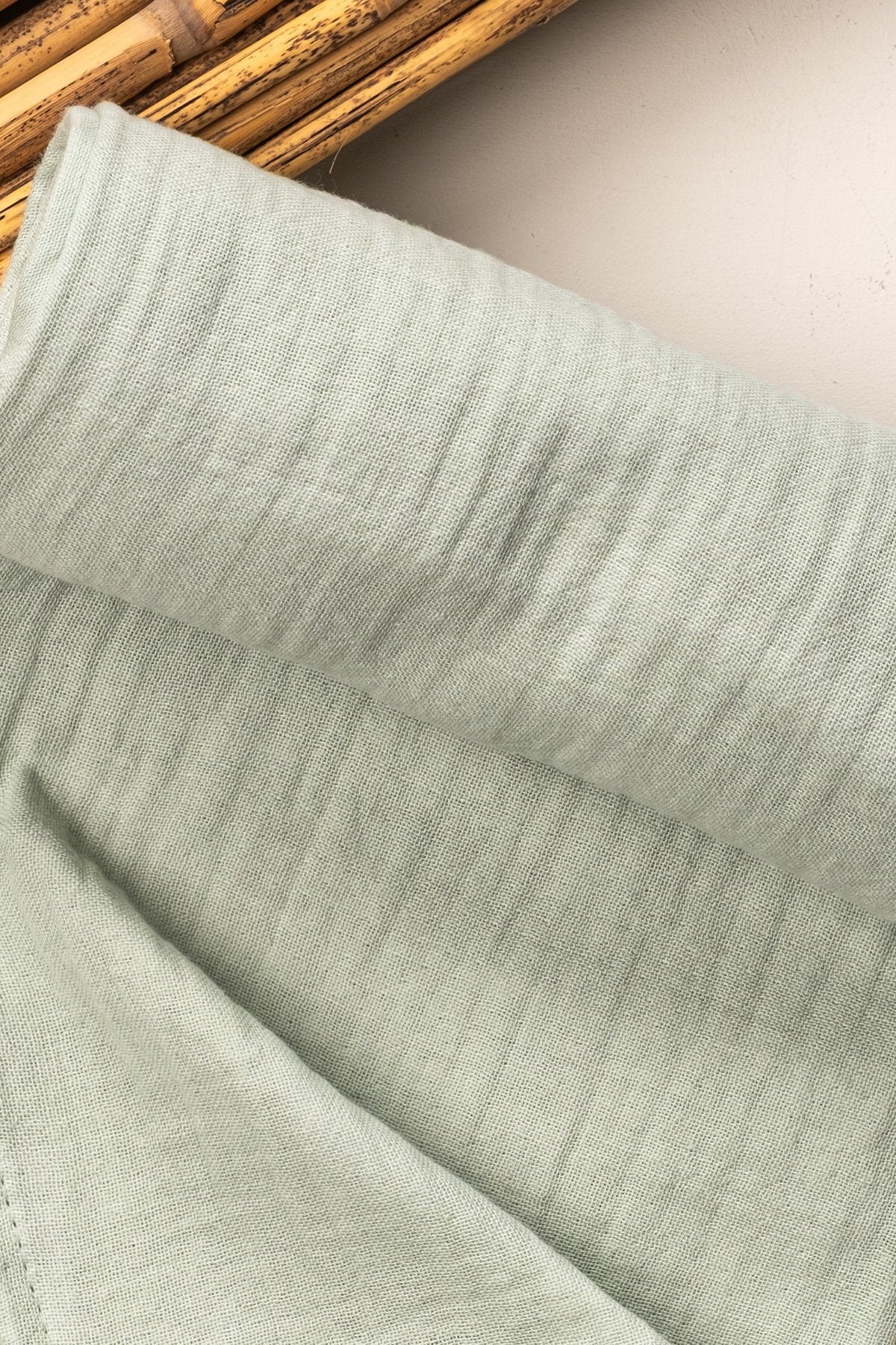 4 Kat Müslin Organik Pamuk 90x90 Naturel Bebek Çocuk Battaniye