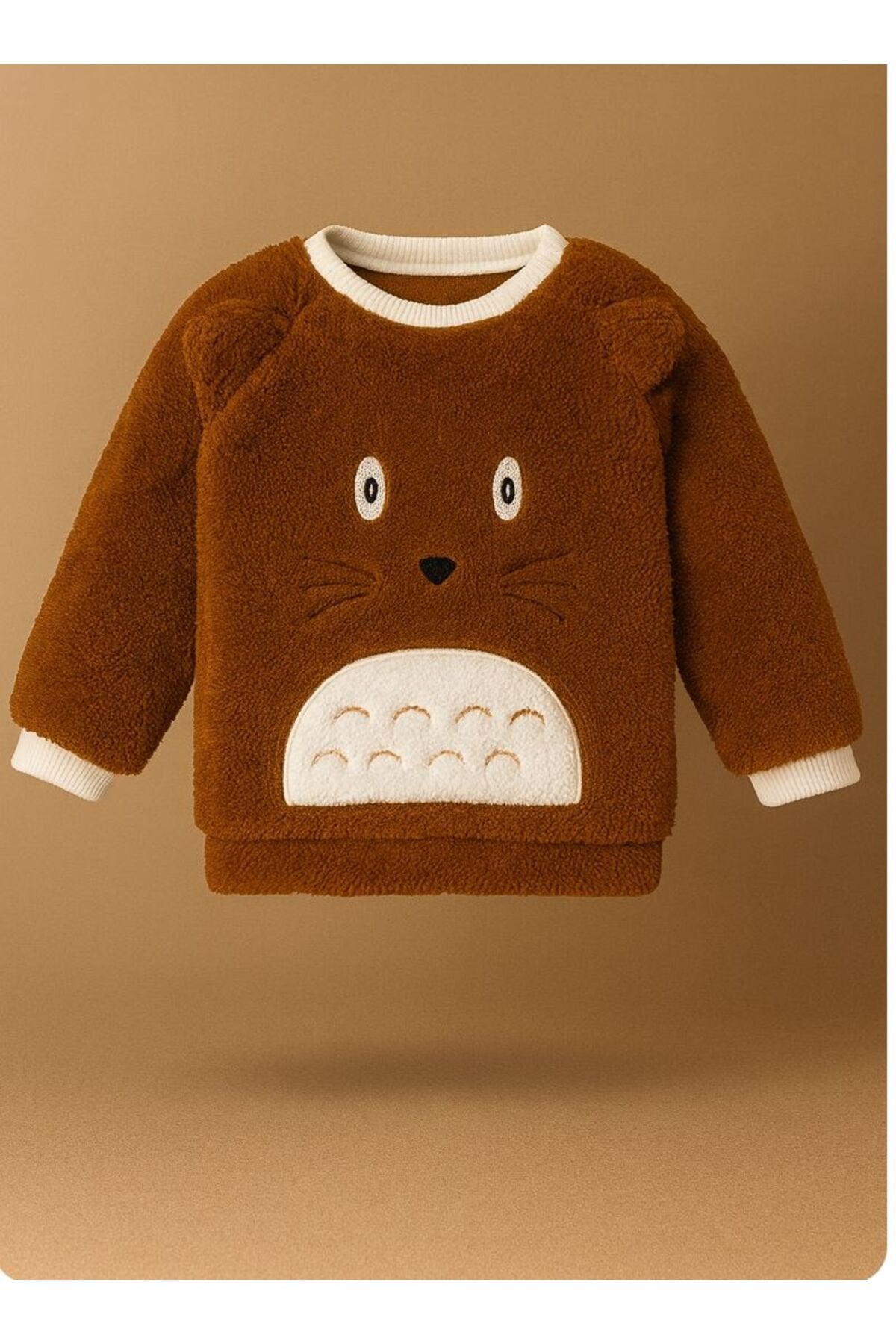 Panda Nakışlı Welsoft Peluş 3'lü Bebek Takım