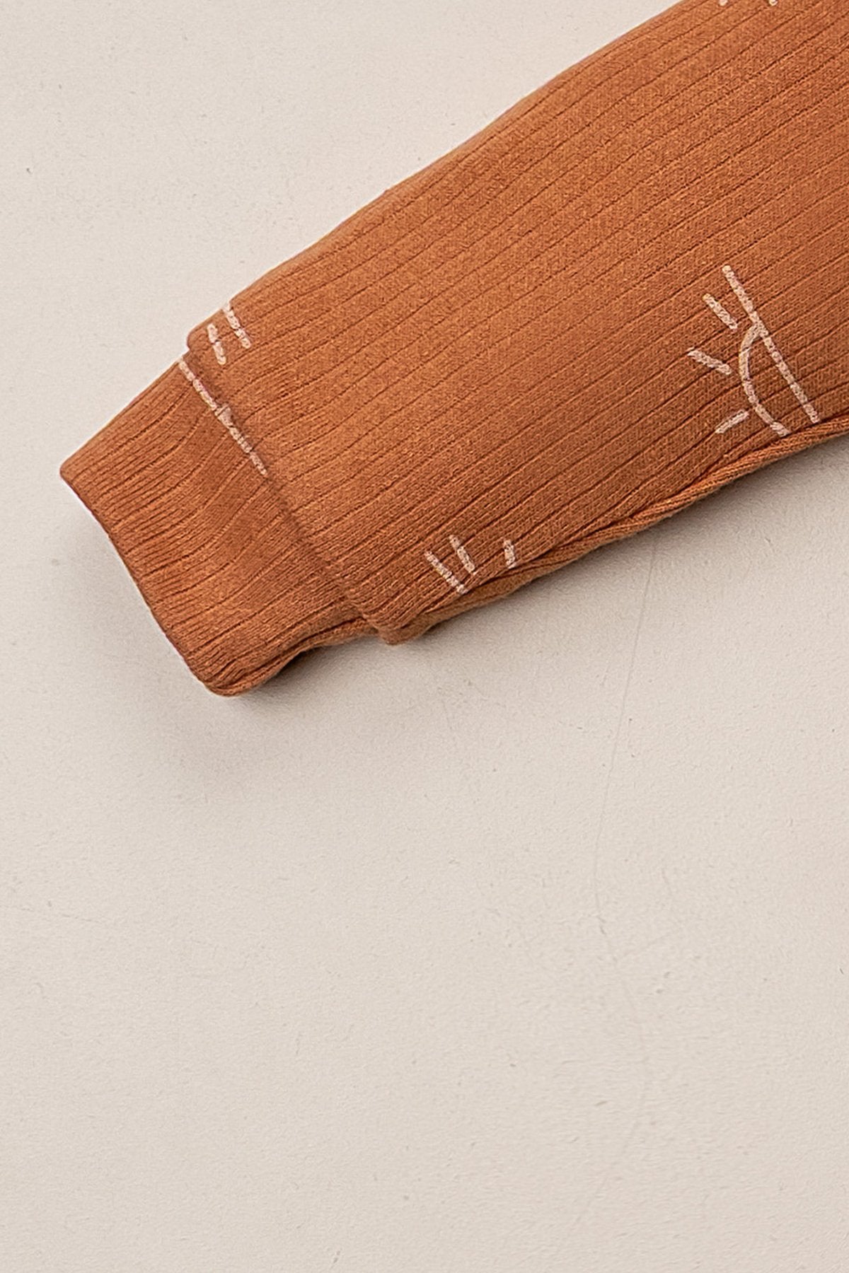 Alt Üst Güneş Desenli 2 li Bebek Takımı