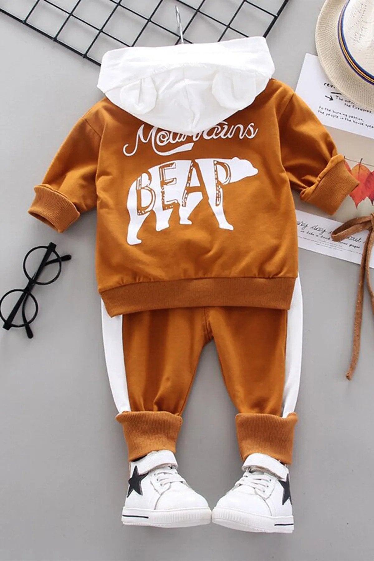 Bear Desenli 2'li Bebek Takım