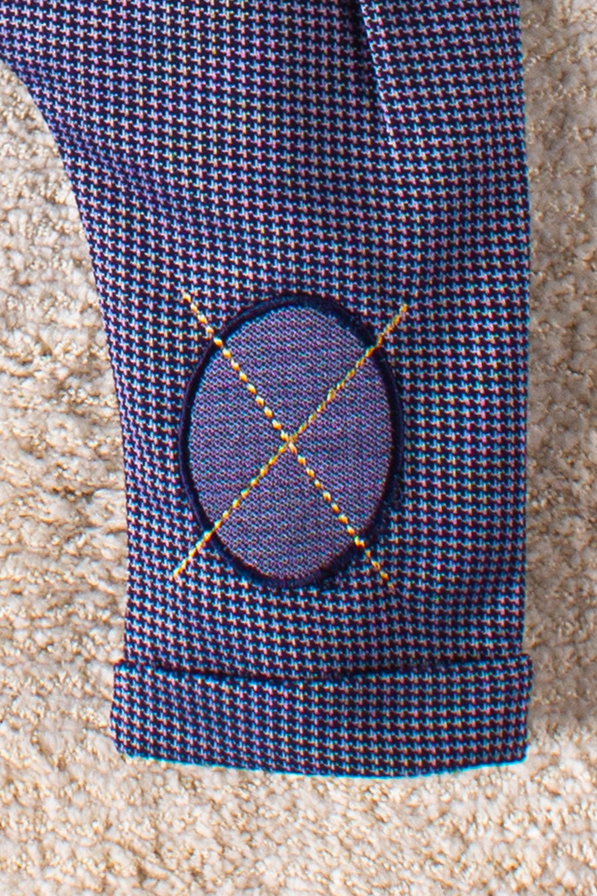 At Nakışlı Kasketli 3 Parça Bebek Takım