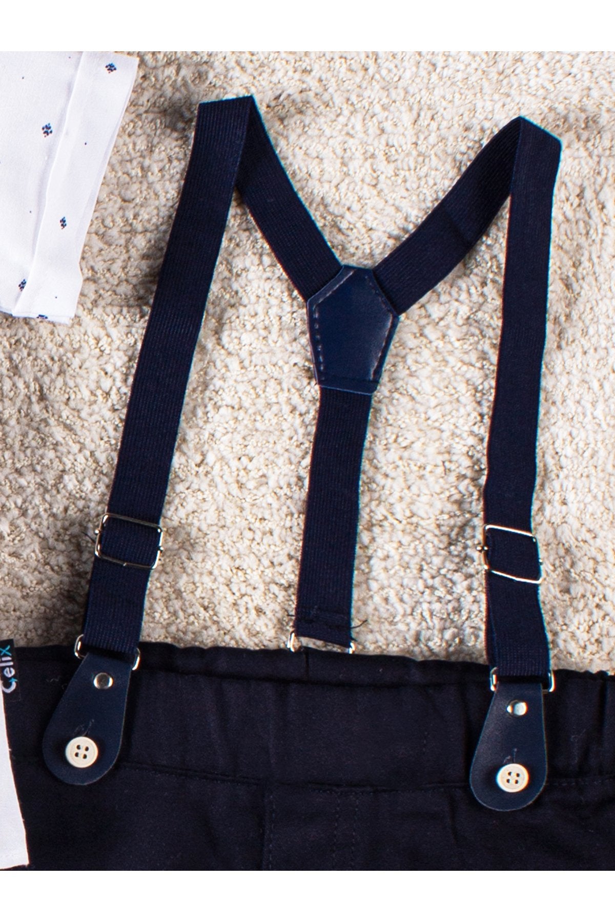 4 Parça Yazlık Erkek Çocuk Gömlekli Slopetli Özel Gün Takım