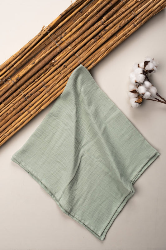 4 Kat Müslin Organik Pamuk 90x90 Naturel Bebek Çocuk Battaniye