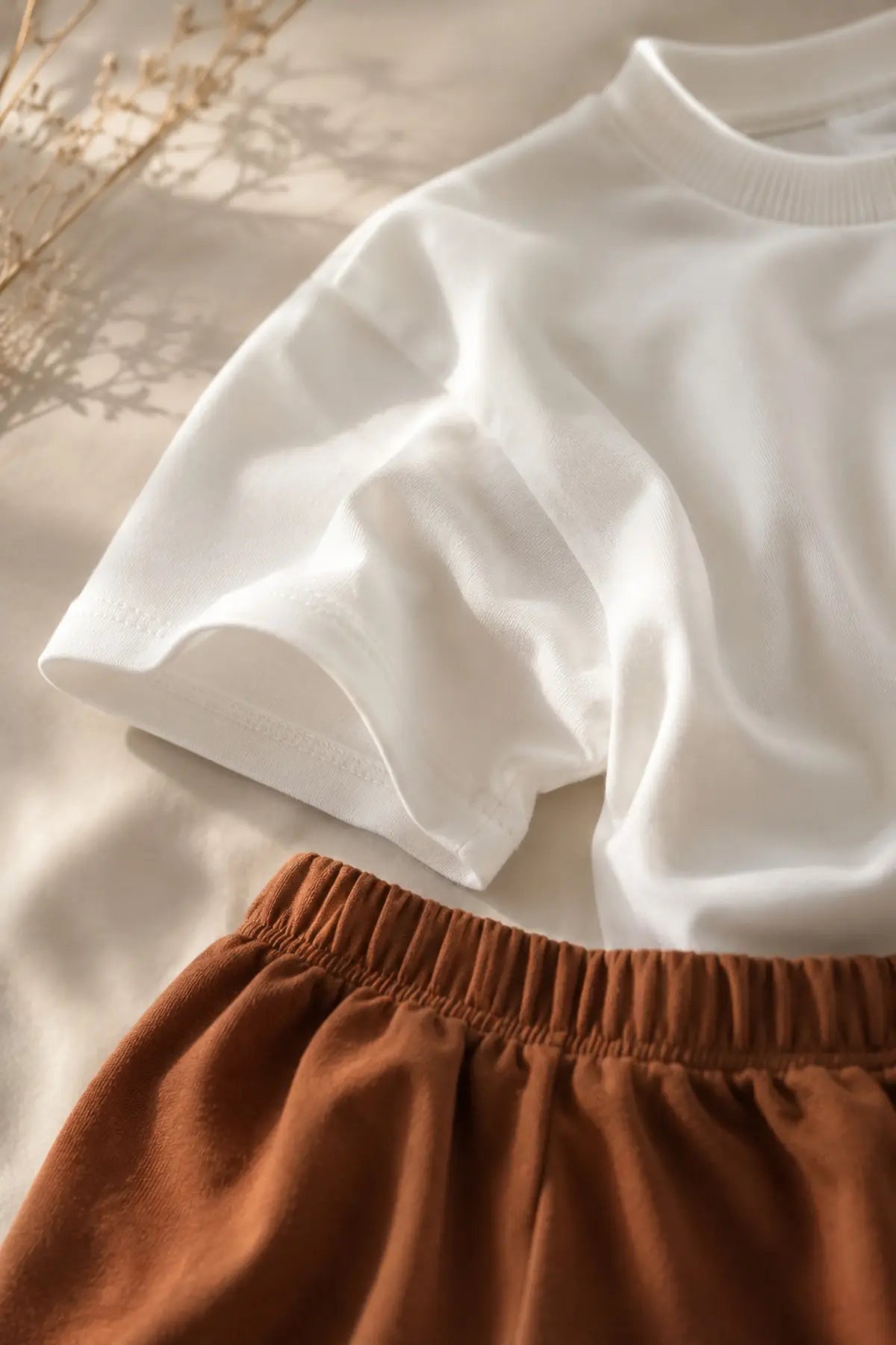 Unisex Çocuk Mini Sun Baskılı Oversize Tişört Şort Yazlık Takım 1-5 Yaş