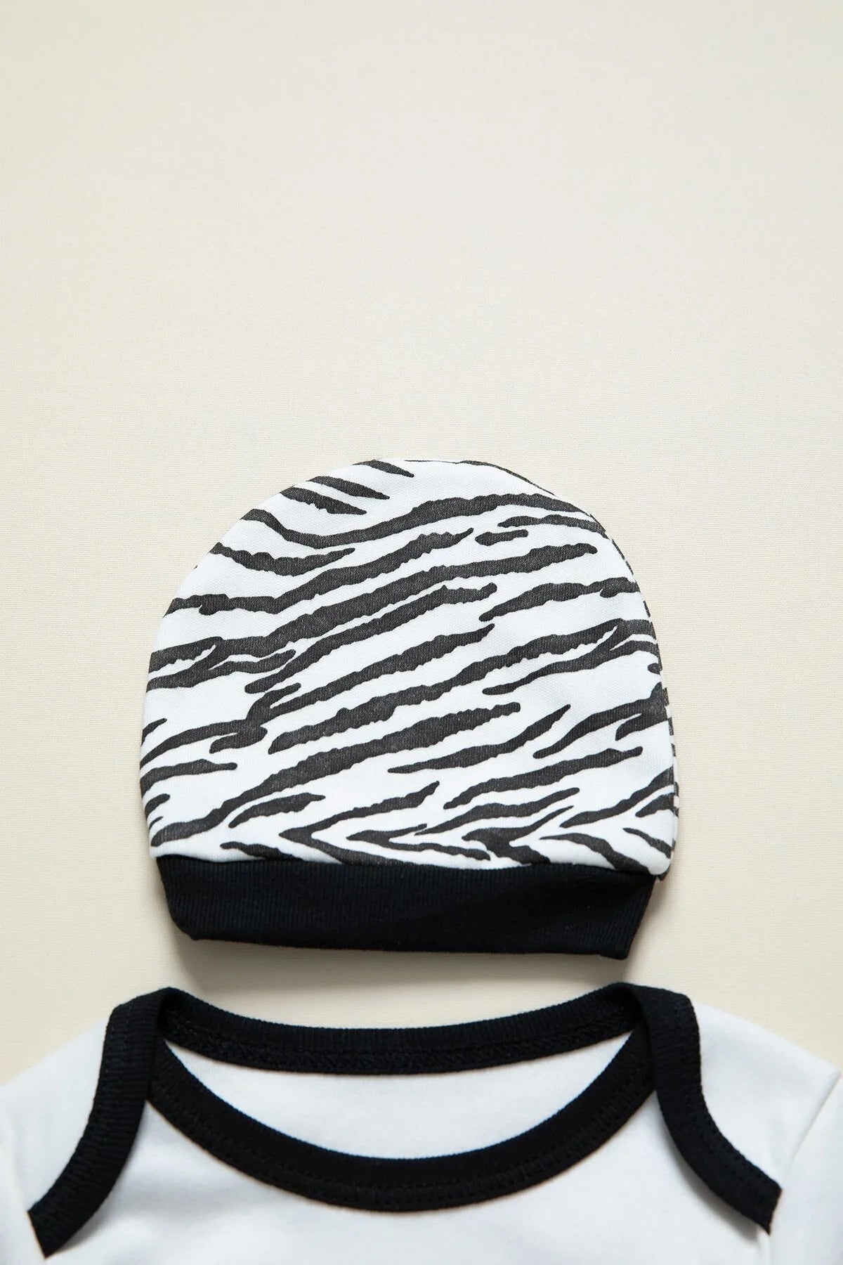 Unisex Bebek Zebra Zıbın Takımı 3'lü Takım